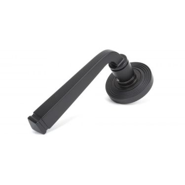 Click Here To Enlarge This Photo Of 46091 From The Anvil Aged Bronze Avon Round Lever on Rose Set (Beehive)