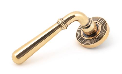 Click Here To Enlarge This Photo Of 46067 From The Anvil Polished Bronze Newbury Lever on Rose Set (Beehive)