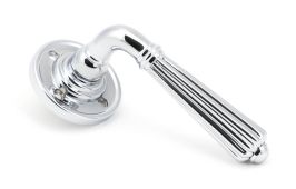 50083 From The Anvil Polished Chrome Hinton Lever on Rose Set - Unsprung