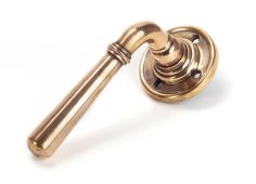 50095 From The Anvil Polished Bronze Newbury Lever on Rose Set - Unsprung
