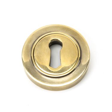 Click Here To Enlarge This Photo Of 45683 From The Anvil Aged Brass Round Escutcheon (Plain)