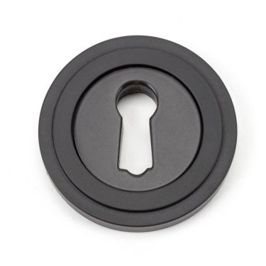 Click Here To Enlarge This Photo Of 46114 From The Anvil Aged Bronze Round Escutcheon (Art Deco)