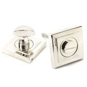 45742 From The Anvil Polished Nickel Round Thumbturn Set (Square)