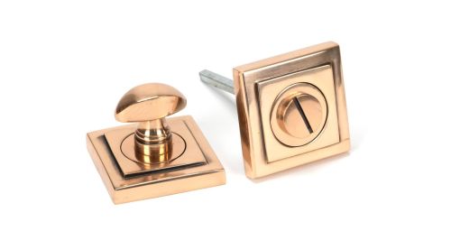 Click Here To Enlarge This Photo Of 46112 From The Anvil Polished Bronze Round Thumbturn Set (Square)