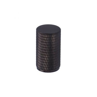 Click Here To Enlarge This Photo Of AW800-35-DBZPVD - Alexander & Wilks Brunel Diamond Knurled Cabinet Knob - Dark Bronze PVD - 35mm
