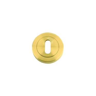 Click Here To Enlarge This Photo Of ZPZ002-FSB - Zoo Hardware Stanza Standard Profile Escutcheon (50mm dia) Favo Satin Brass (Designer Range)
