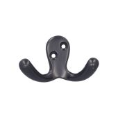 AW773DBZ - Alexander & Wilks Victorian Double Robe Hook - Dark Bronze