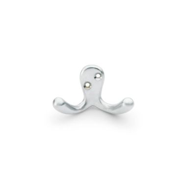 Click Here To Enlarge This Photo Of AW773SC - Alexander & Wilks Victorian Double Robe Hook - Satin Chrome