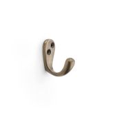 AW774AB - Alexander & Wilks Victorian Single Robe Hook - Antique Brass