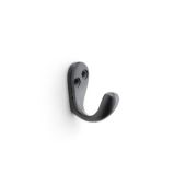 AW774BL - Alexander & Wilks Victorian Single Robe Hook - Black