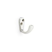 AW774PN - Alexander & Wilks Victorian Single Robe Hook - Polished Nickel