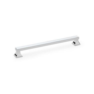 Click Here To Enlarge This Photo Of AW813-224-PC - Alexander & Wilks Jesper Square Cabinet Pull Handle - Polished Chrome - 224mm Centres