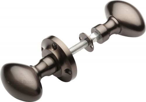 Click Here To Enlarge This Photo Of RIM V960-MB Heritage Brass Suffolk Rim Knob Matt Bronze Finish