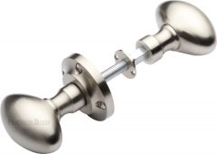 RIM V960-SN Heritage Brass Suffolk Rim Knob Satin Nickel Finish