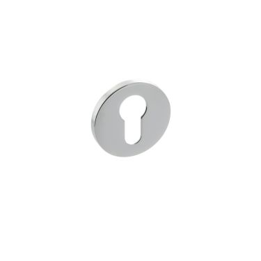 Click Here To Enlarge This Photo Of Atlantic - MHSREPC Millhouse Brass Euro Escutcheons on 5mm Slimline Round Rose - Polished Chrome