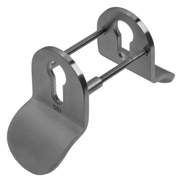 Click Here To Enlarge This Photo Of BLU Performance Contemporary Euro Cylinder Pull, Back to back, Up to 75mm Door Thickness, G316 Satin Stainless Steel (CP50-SSS)