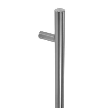 Click Here To Enlarge This Photo Of BLU Performance Inline 'T' Bar Pull Handle, 400mm, Secret Fix for Aluminium Sliding Door, G316 Satin Stainless Steel (HAB2-KIT-400-SA-SSS)