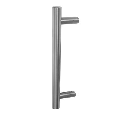 Click Here To Enlarge This Photo Of BLU Performance Offset Round 'T' Bar Pull Handle, 400mm, Secret Fix for Aluminium sliding doors, G316 Satin Stainless Steel (HAB66-KIT-400-SA-SSS)