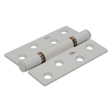 Click Here To Enlarge This Photo Of BLU Performance Butt Hinge Square Corner, 102 x 76 x 3mm, G316 Stainless Steel White (HQ4-WH)