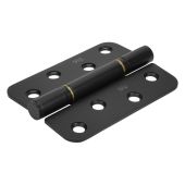 BLU Performance Butt Hinge Radius Corner, 102 x 76 x 3mm, G316 Stainless Steel, Matt Smooth Black (HQ4R-MSB)