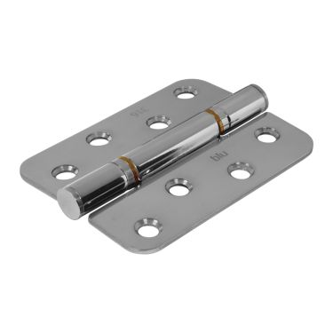 Click Here To Enlarge This Photo Of BLU Performance Butt Hinge Radius Corner, 102 x 76 x 3mm, G316 Polished Stainless Steel (HQ4R-PSS)