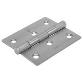 BLU Performance Slim Knuckle Door and Window Hinge Square Corner, 76 x 66 x 2mm, G316 Satin Stainless Steel (HY3-SSS)