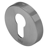 BLU Performance Round Euro Profile Escutcheon, 51 x 10.5mm, G316 Satin Stainless Steel (KM055B-SSS)