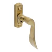 BLU Performance Regent Window Espagnolette Handle, Right Hand, G316 Stainless Steel, PVD Satin Brass (REG020C-RH-PSB)