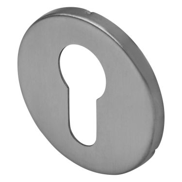 Click Here To Enlarge This Photo Of BLU Performance Slimline Euro Escutcheon, 5mm Thick, G316 Satin Stainless Steel (SE35-SSS)