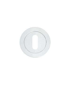 Click Here To Enlarge This Photo Of ZPA002-CP - Zoo Hardware Stanza Standard Key Escutcheon - Polished Chrome (Contract Range)