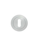 ZPA002-SC - Zoo Hardware Stanza Standard Key Escutcheon - Satin Chrome (Contract Range)