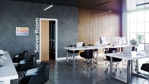 Click Here To Enlarge This Photo Of Ermetika EvoKit FIRE RATED Single Pocket Door System
