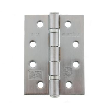 Click Here To Enlarge This Photo Of Atlantic - AHG111433SC(3) Grade 11 Fire Rated Ball Bearing Hinges 4" x 3" x 2.5mm - Satin Chrome (Pack of 3)