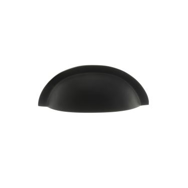 Click Here To Enlarge This Photo Of Atlantic - OEC1176MB Old English 'Winchester' Solid Brass Cabinet Cup Pull on Concealed Fix - Matt Black