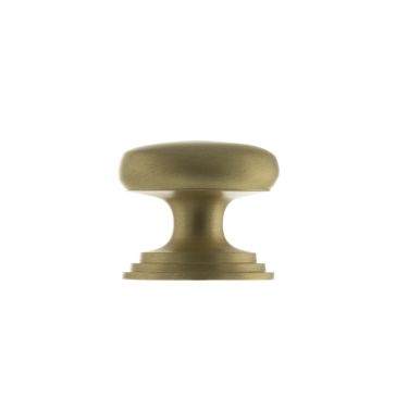Click Here To Enlarge This Photo Of Atlantic - OEC1232SB Old English 'Lincoln' Solid Brass Victorian Cabinet Knob 32mm on Concealed Fix - Satin Brass