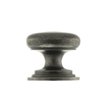 Click Here To Enlarge This Photo Of Atlantic - OEC1238DS Old English 'Lincoln' Solid Brass Victorian Cabinet Knob 38mm on Concealed Fix - Distressed Silver