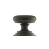Atlantic - OEC1238UDB Old English 'Lincoln' Solid Brass Victorian Cabinet Knob 38mm on Concealed Fix - Urban Dark Bronze