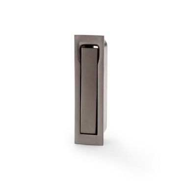 Click Here To Enlarge This Photo Of AW990DBZPVD - Alexander & Wilks Sliding Door Edge Pull (Square) - Dark Bronze PVD
