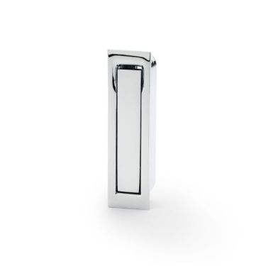 Click Here To Enlarge This Photo Of AW990PC - Alexander & Wilks Sliding Door Edge Pull (Square) - Polished Chrome