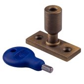 WF17AB - Carlisle Brass Locking Casement Stay Pin Antique Brass
