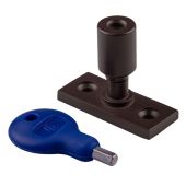 WF17MBRZ - Carlisle Brass Locking Casement Stay Pin Matt Bronze
