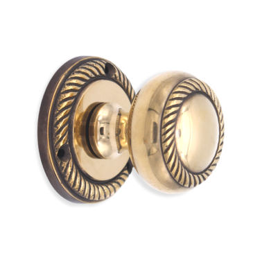 Click Here To Enlarge This Photo Of SB2119AB - Spira Brass Georgian Mortice Door Knobs - Aged Brass