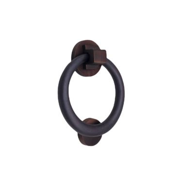 Click Here To Enlarge This Photo Of SB4104ABZ - Spira Brass Ring Door Knocker 110mm - Aged Bronze