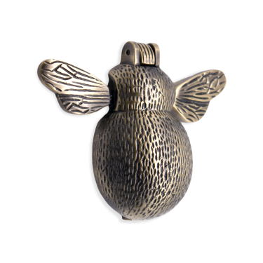 Click Here To Enlarge This Photo Of SB4111ANT - Spira Brass Bumble Bee Door Knocker - Antique Brass