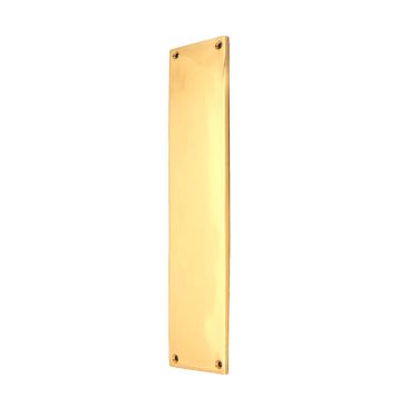 Click Here To Enlarge This Photo Of SB2214PB - Spira Brass Victorian Finger Plate 275mm - Polished Brass