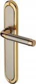 SAT2010-JP Heritage Brass Door Handle Lever Latch Saturn Long Design Jupiter Finish