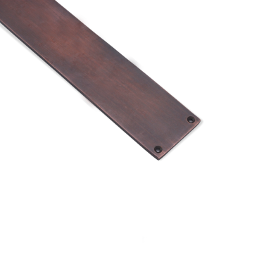 Click Here To Enlarge This Photo Of SB2214ABZ - Spira Brass Victorian Finger Plate 275mm - Aged Bronze