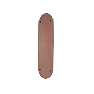 Click Here To Enlarge This Photo Of SB2216ABZ - Spira Brass Victorian Half Round Finger Plate 300mm - Aged Bronze