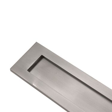 Click Here To Enlarge This Photo Of SB5106SC - Spira Brass Victorian Letter Plate 300mm x 96mm - Satin Chrome