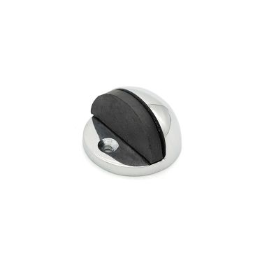 Click Here To Enlarge This Photo Of SB5110PC - Spira Brass Half Moon Door Stop - Polished Chrome